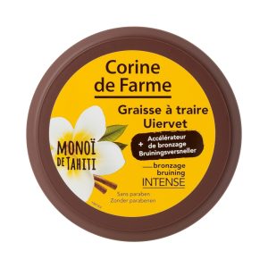 gordura de ordenha para um bronzeado intenso