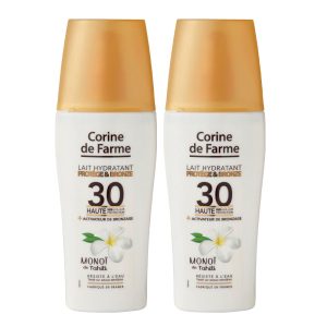 leite hidratante bronzeador