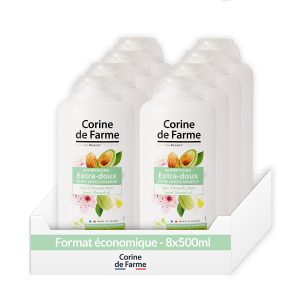 Shampoo Extra Suave com Óleo de Amêndoas Doces - Pacote econômico - Corine de Farme