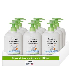 Gel Lavante Corpo e Cabelos Bebê - Pack econômico - Corine de Farme Baby