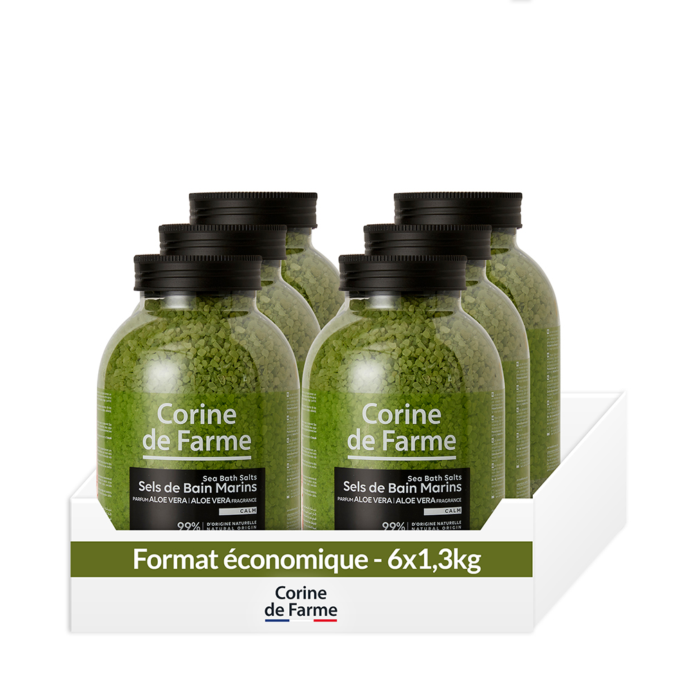 Sal de Banho marinho com Aloe Vera