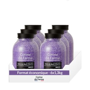 Sal de Banho marinho com Lavanda