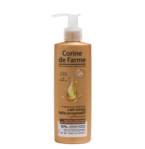 Leite hidratante bronzeado progressivo