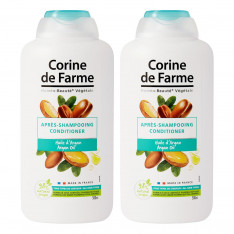 Lot de 2 Après Shampooings Soin à l'Huile d'Argan 500ml