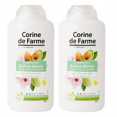 Lot de 2 Shampooings Extra-Doux à l'Huile d'Amande Douce* 500ml