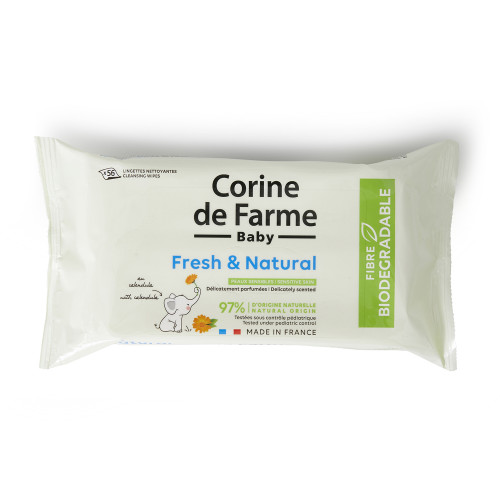 Toalhitas Fresh & Natural Biodegradáveis