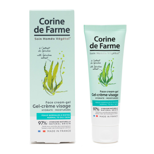 Gel-creme com extrato de spirulina